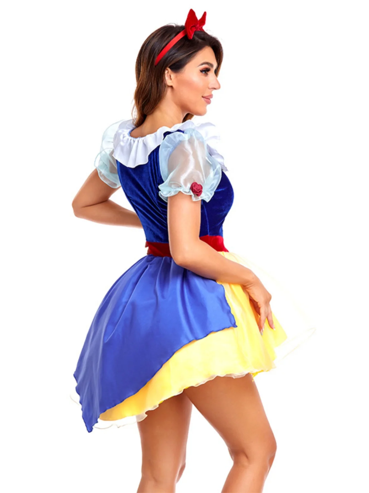 Disfraz de Halloween Falda larga Rendimiento Blancanieves y siete enanitos Traje de cosplay Rendimiento escénico Ropa tradicional china...