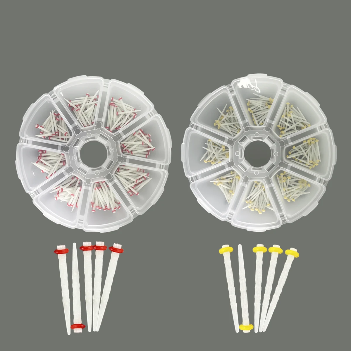 

200pcs/box Fiberglass Rods - Mixed Smooth/Matte Surface