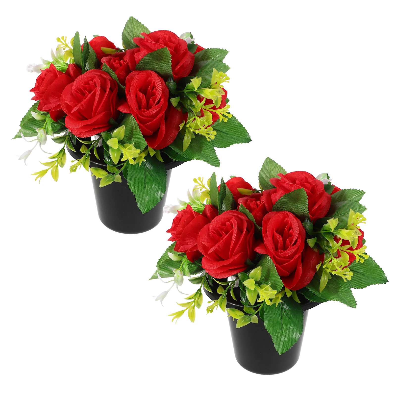 

Tombstone Decoration Artificial Cemetery Bouquet Christmas Decorations Flowers Arrangement