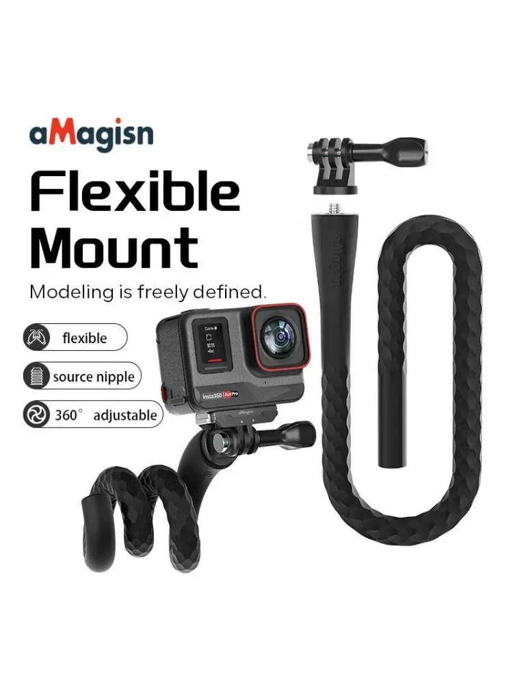 AliExpress Yinfonic aMagisn Flex Stand Universal Flexible Mount Octopus Action Camera Cycling Vlog Accessory Multifunctional selfie stick tripod