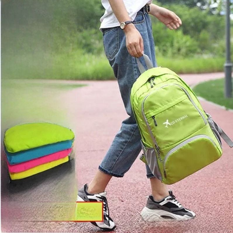 Outdoor Foldable Ultra-light Portable Waterproof Travel Backpack Unisex Children Sports Skin Bag Hiking Bag  Shape Soft