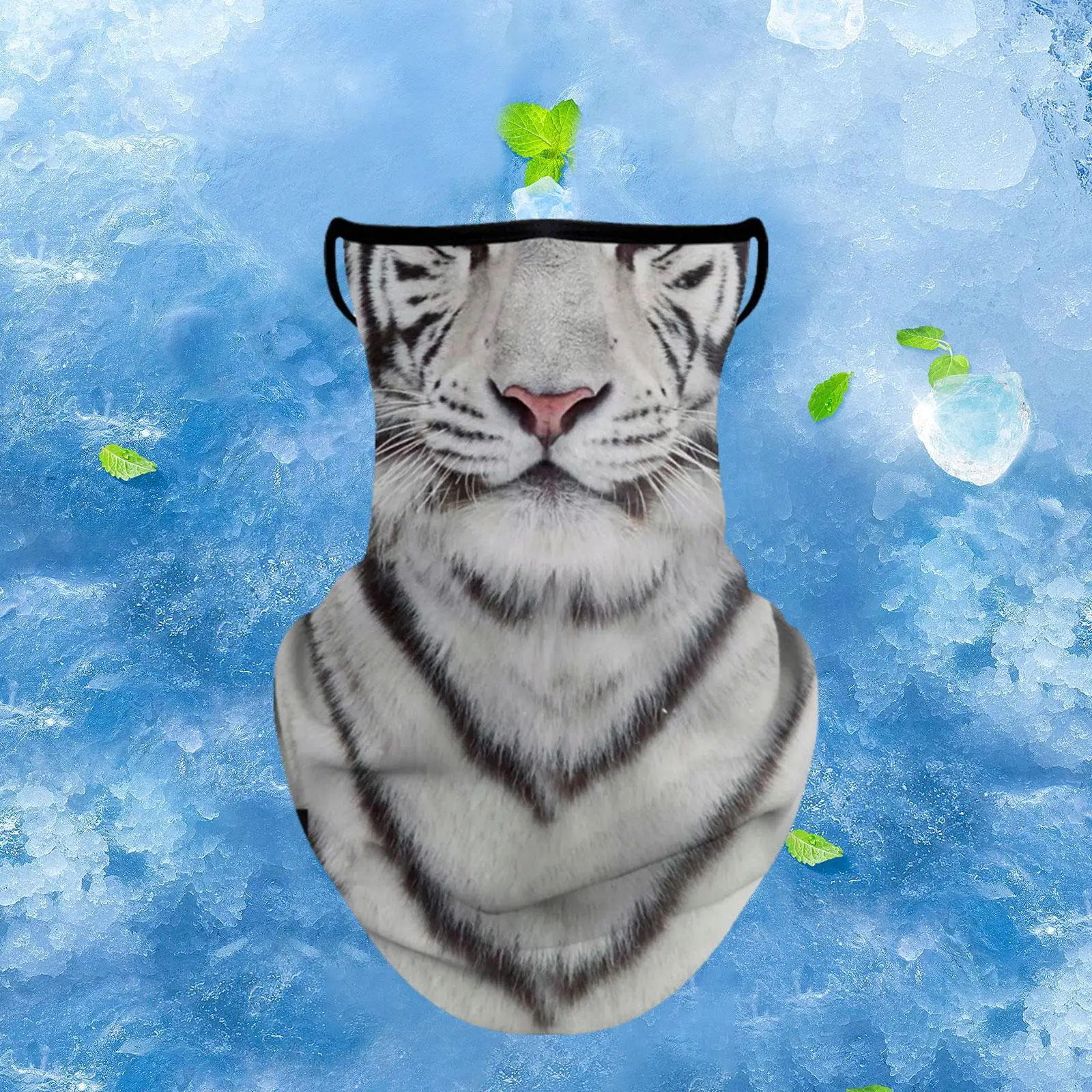 Masque facial de Protection solaire rafraîchissant fin, guêtre de cou en Polyester, Bandana pour cyclisme, équitation, femmes et hommes