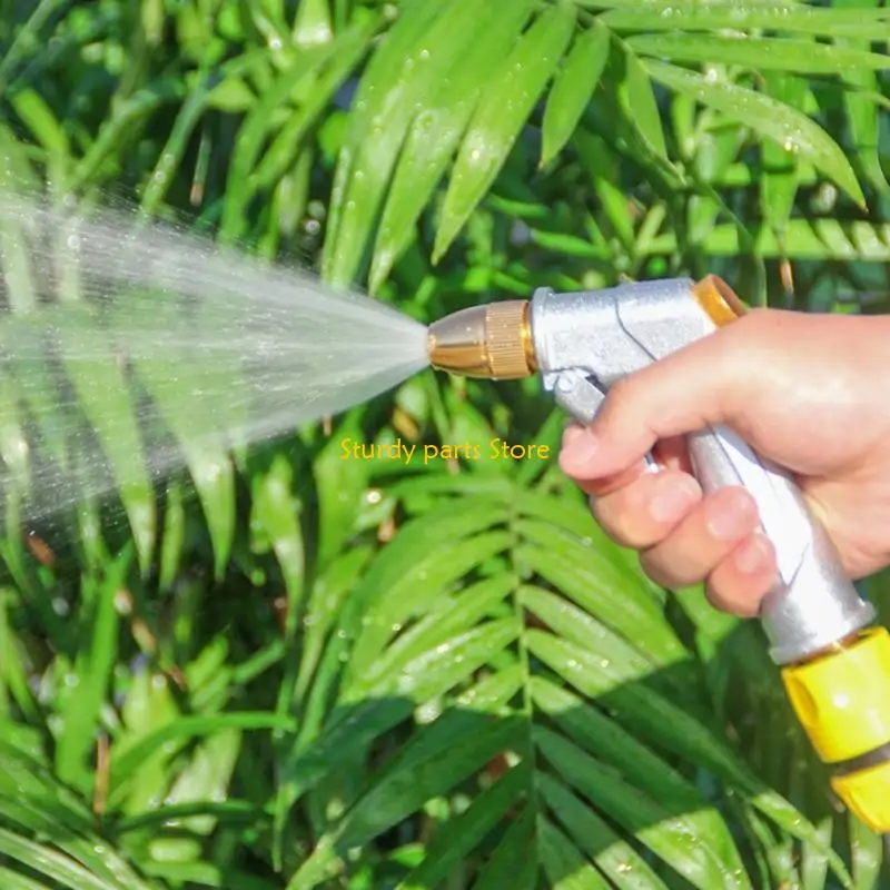 97QC Logam Taman Taman Taman Penyemprot Air Penyemprot Waterer Water Selang Rumah Tangga Lawn Cuci Senjata Penyiraman