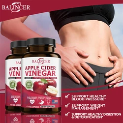 Apple Cider Vinegar Capsules - Helps with Metabolism, Weight Management, Reduces Calorie Intake, and Promotes Digestive Health