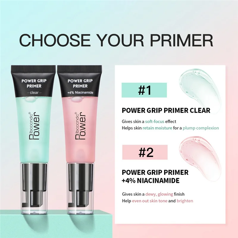 Ibcccndc Pre-trucco Gel correttore idratante invisibile Pore Primer Gel Pre-trucco Primer rosa