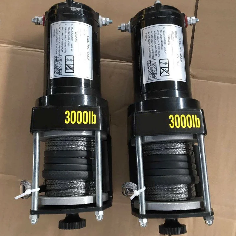 12000lbs Electric Winch Off-Road Vehicles Wireless Remote Control 12v 24v Auto ATV SUV Boat Trailer Steel 38