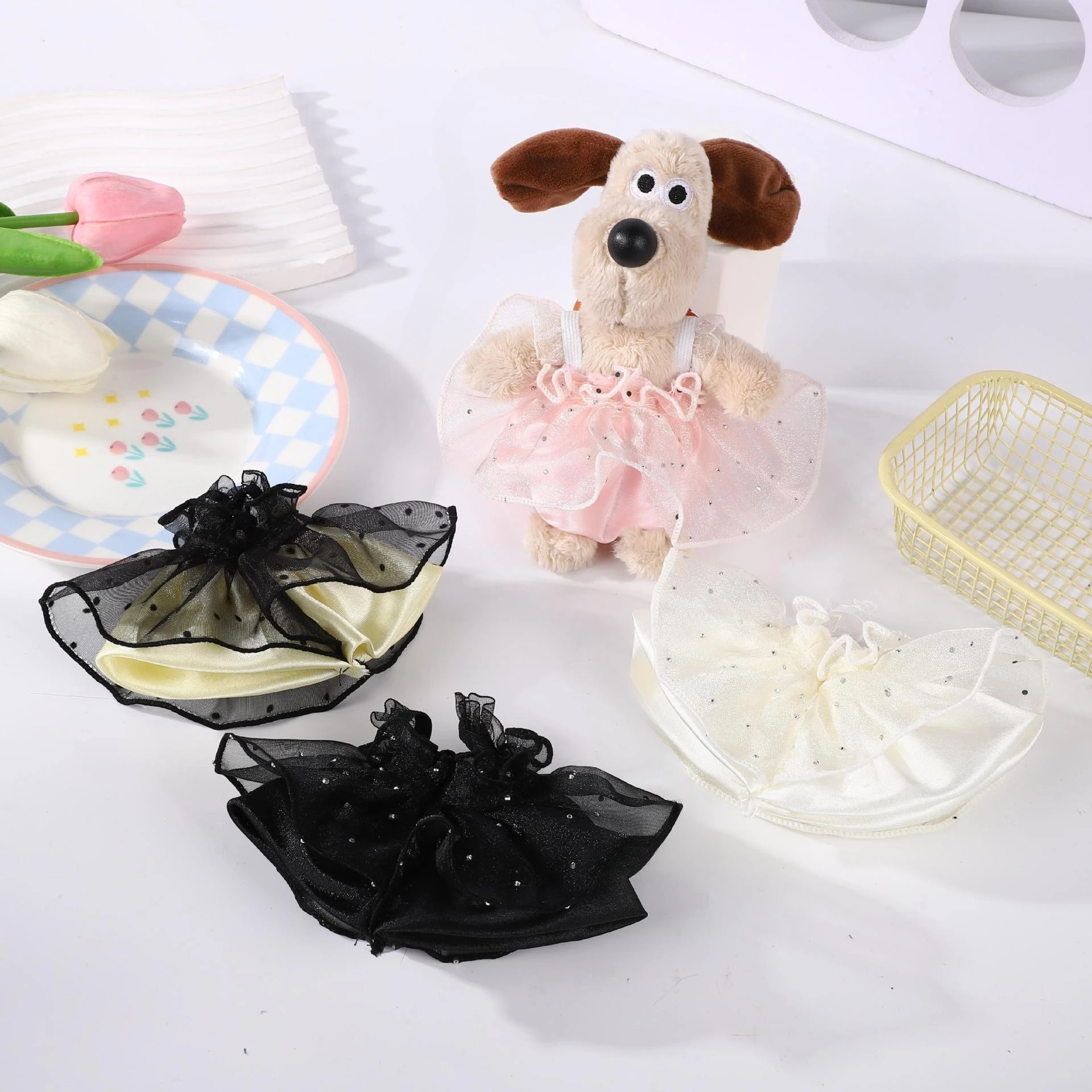 New Multifunctional Clothing 10-15cm Suitable for Canvas Cotton Doll Clothing Pearl Princess Dress Doll Clothing Accessories