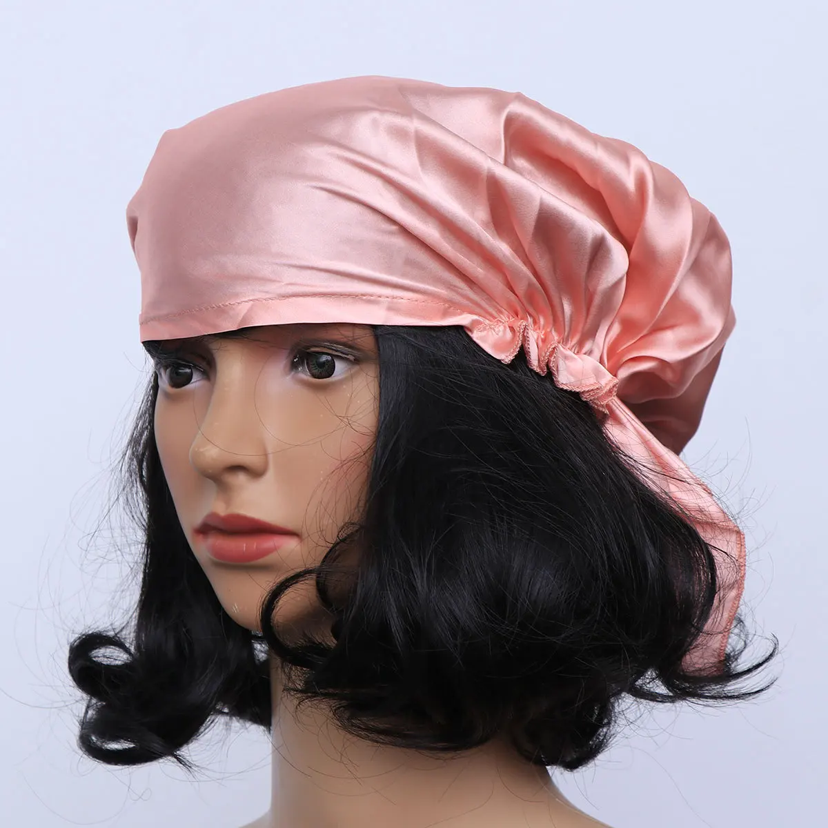 

Quick Dry Hair Cap Silk Material Water Absorbent Hair Towel Wrap for Daily Shower Spa Facial Makeup Routine Night Use