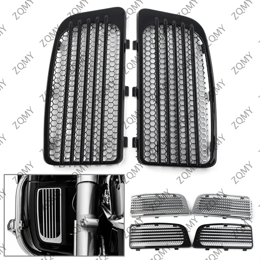 Motorcycle Lower Fairing Radiator Screen Guard Grills Trim For Harley CVO Electra Road Glide Ultra Limited FLHTK FLHXSE FLTRU