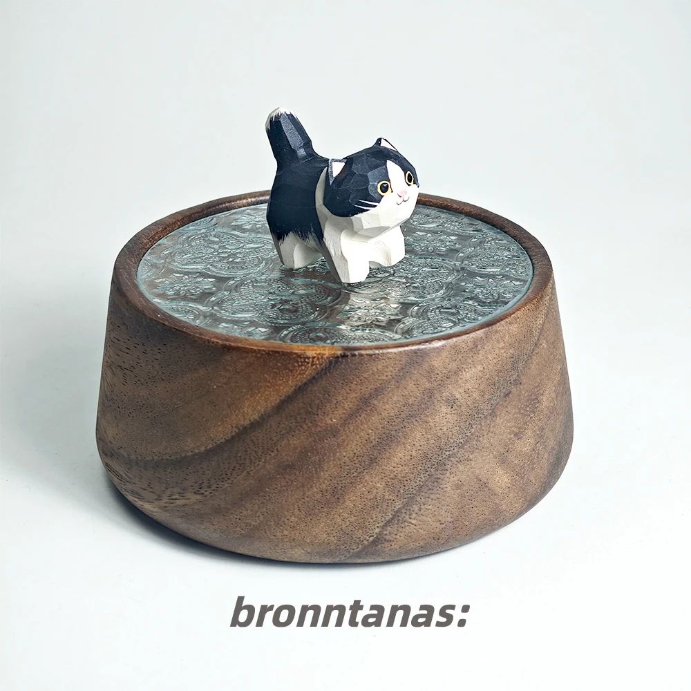 

Декоративная шкатулка для украшений в виде коровы из резного дерева, настольное украшение, подарок на день рождения для женщин, уникальный креативный сувенир