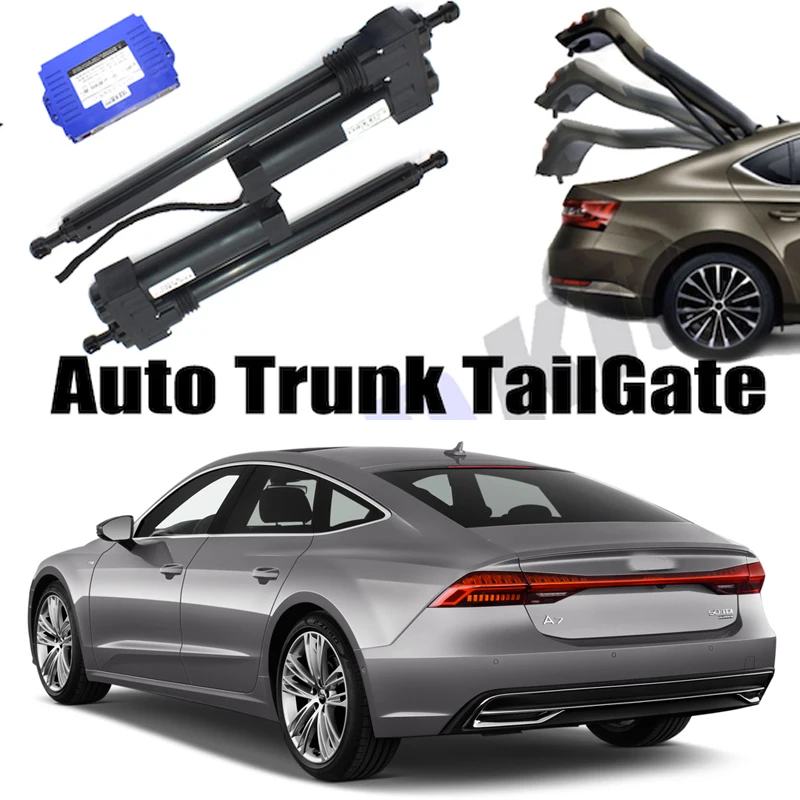 Car Power Trunk Lift For Audi A7L A7 L 2021~2024 Electric Hatch Tailgate Tail Gate Strut Auto Rear Door Actuator