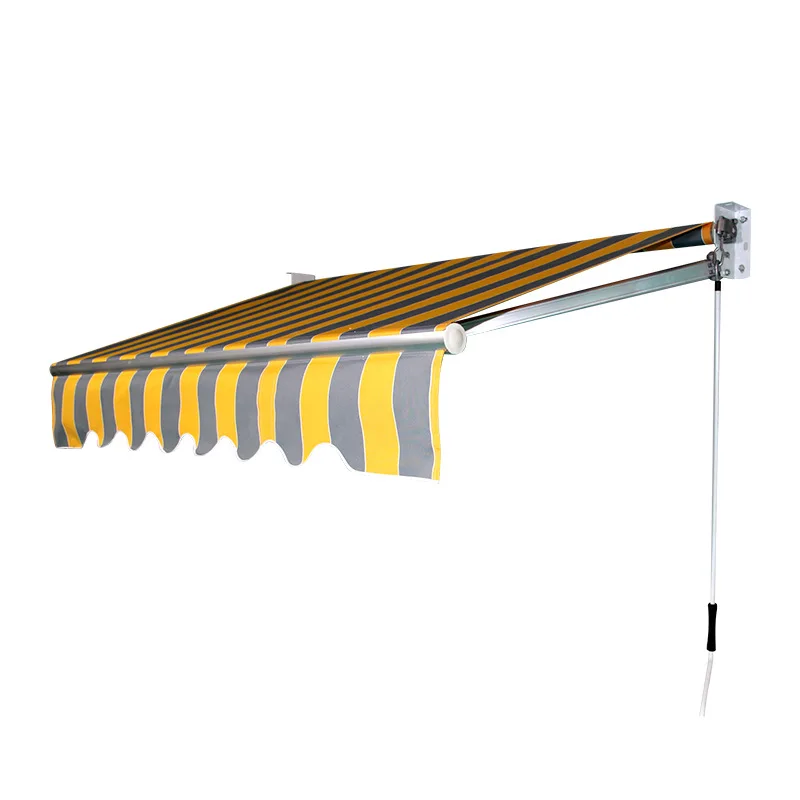 Telescopic awning Hand-cranked awning Electric telescopic Folding awning Outdoor balcony Windows Shops Shading