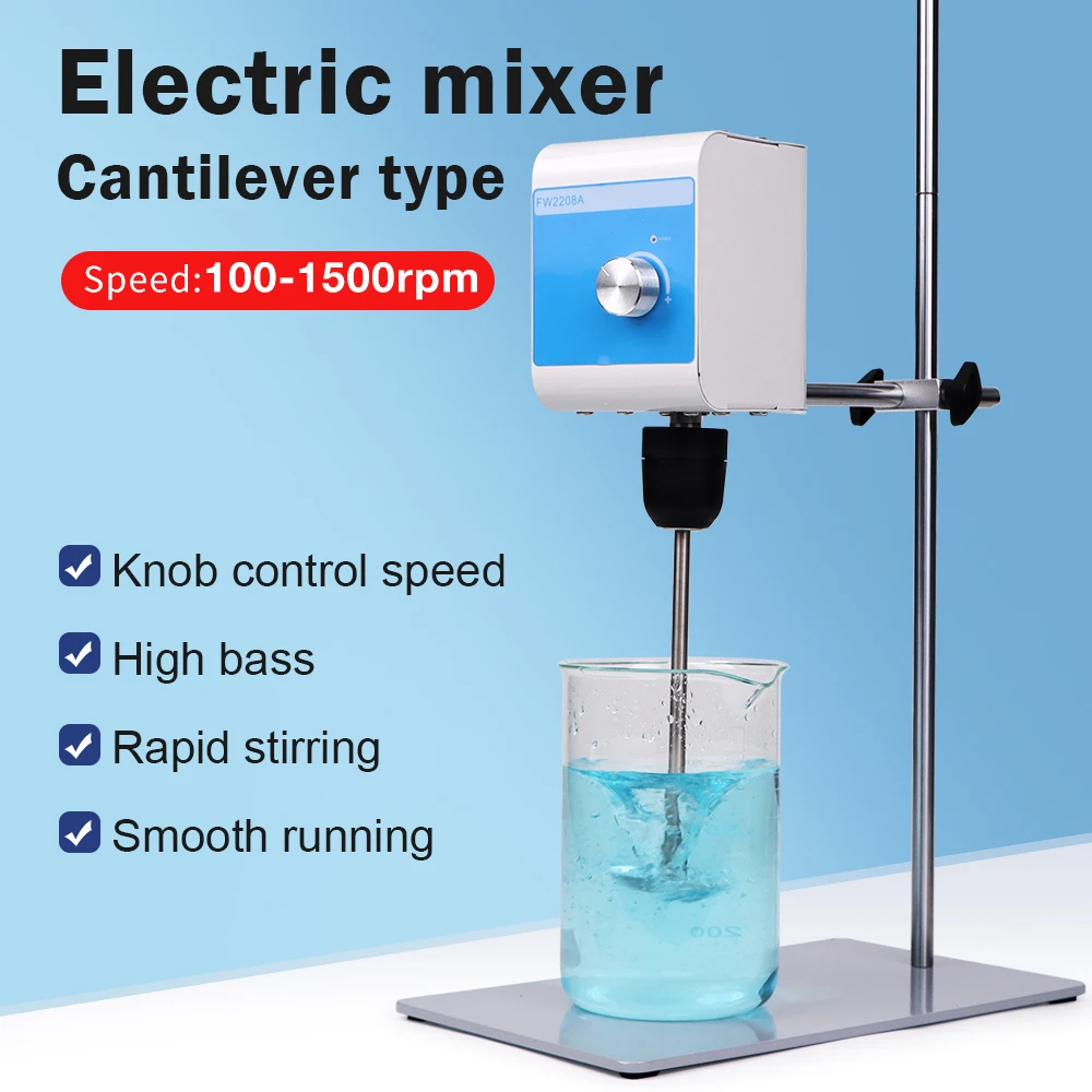 5L Electric Mixer without Timer Digital Display Thermostatic Heating Magnetic Stirrer Hot Plate Laboratory Equipment