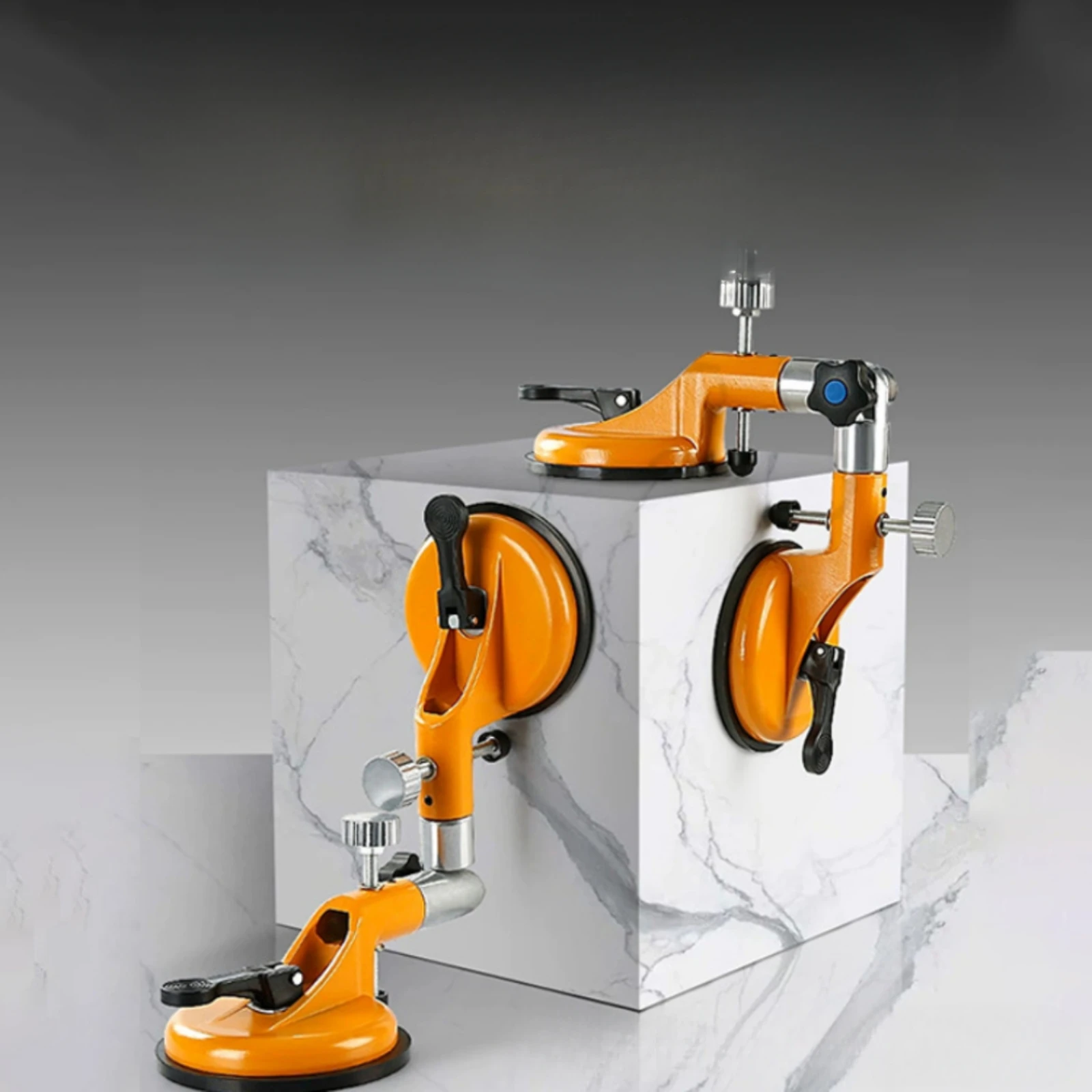Angle Adjustable Tile Positioning Tool Manual Tile Leveler with Suction Cups Aligner for Diyers, Corner Fixing