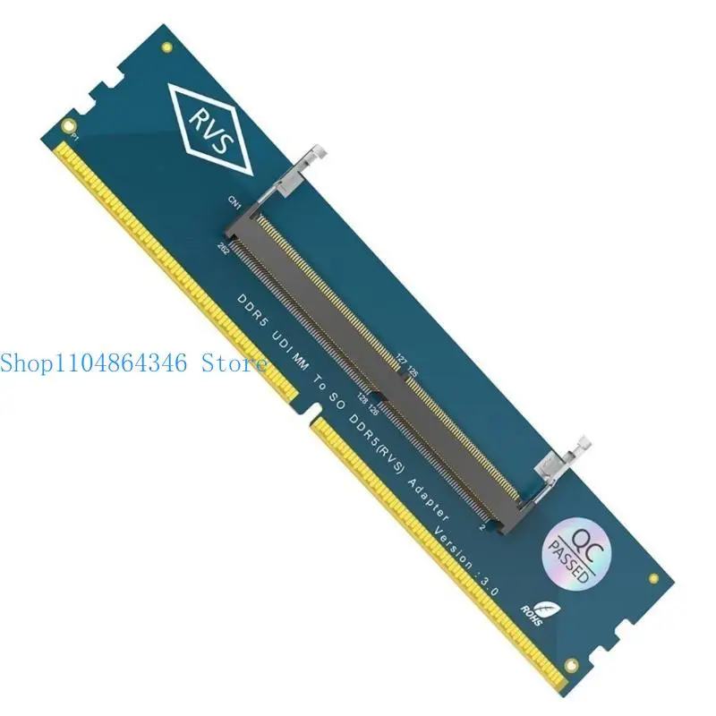 

652F Высокочастотный преобразователь адаптера SO DDR5 в DDR5 DIMM для ноутбука для универсального использования на компьютере