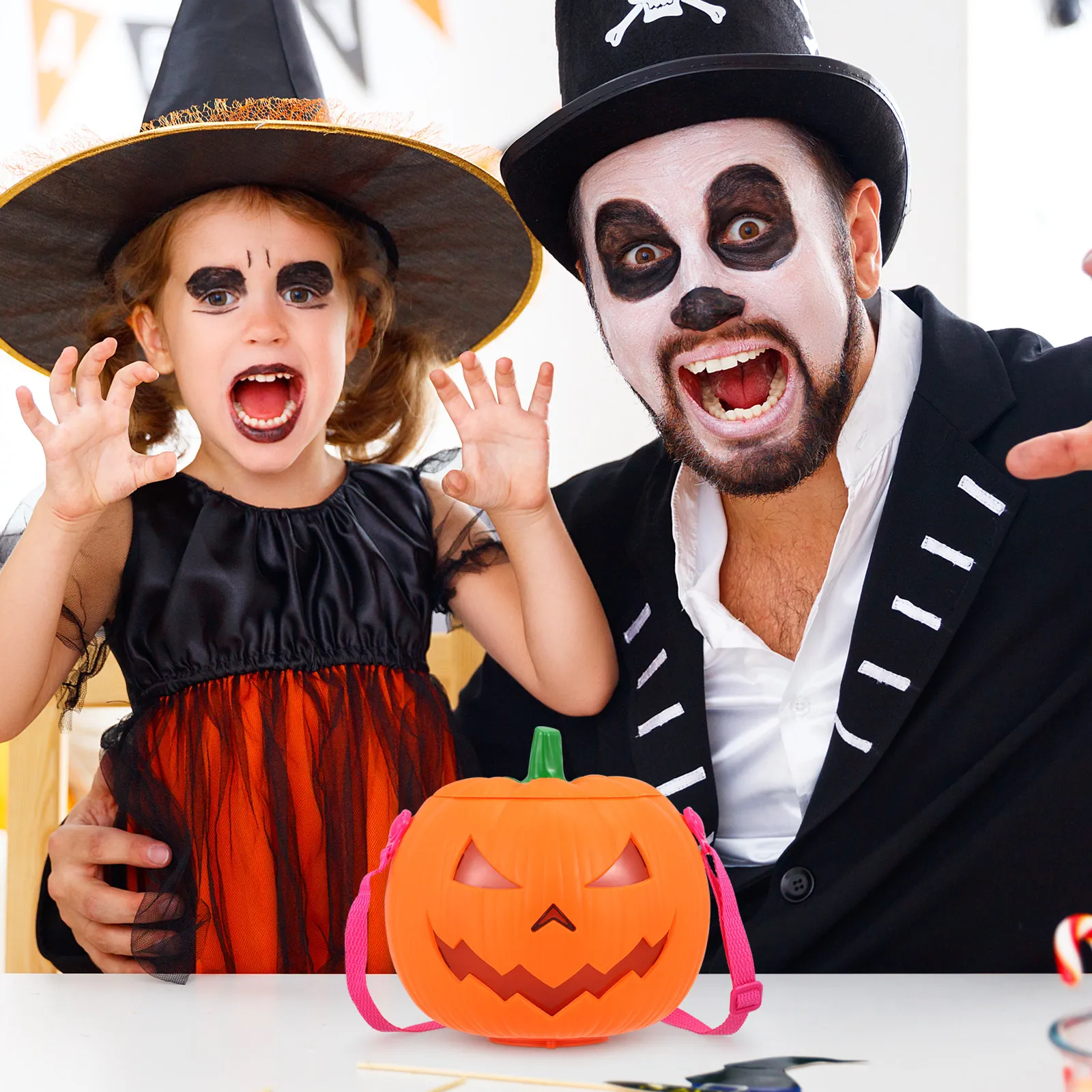 

Хэллоуинская лампа-тыква: креативный мерцающий светодиодный светильник, безопасный, безопасный для детей и домашних животных, для использования в помещении и на улице