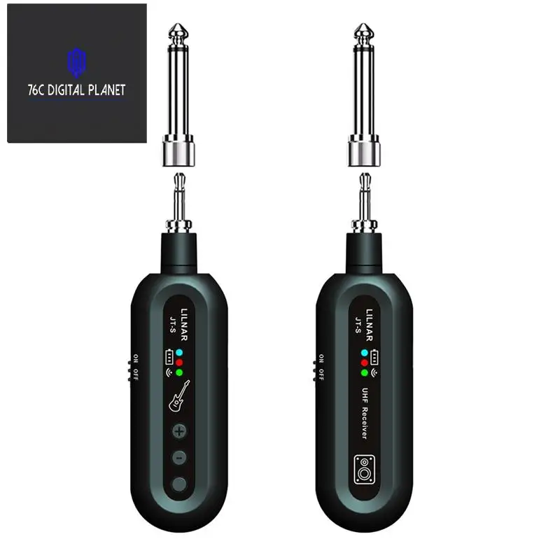 

Wireless Guitar System UHF Guitar Transmitter Receiver Guitar System For Electric Guitar Bass Musical Instrument Durable