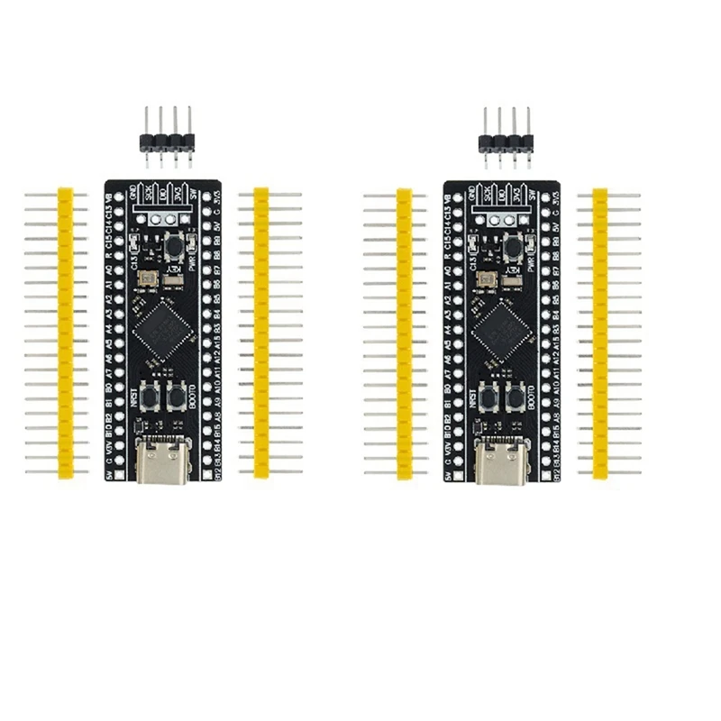 2Pcs STM32F401 STM32F401CCU6 Development Board V3.0 STM32F4 Learning Board Support For Programming