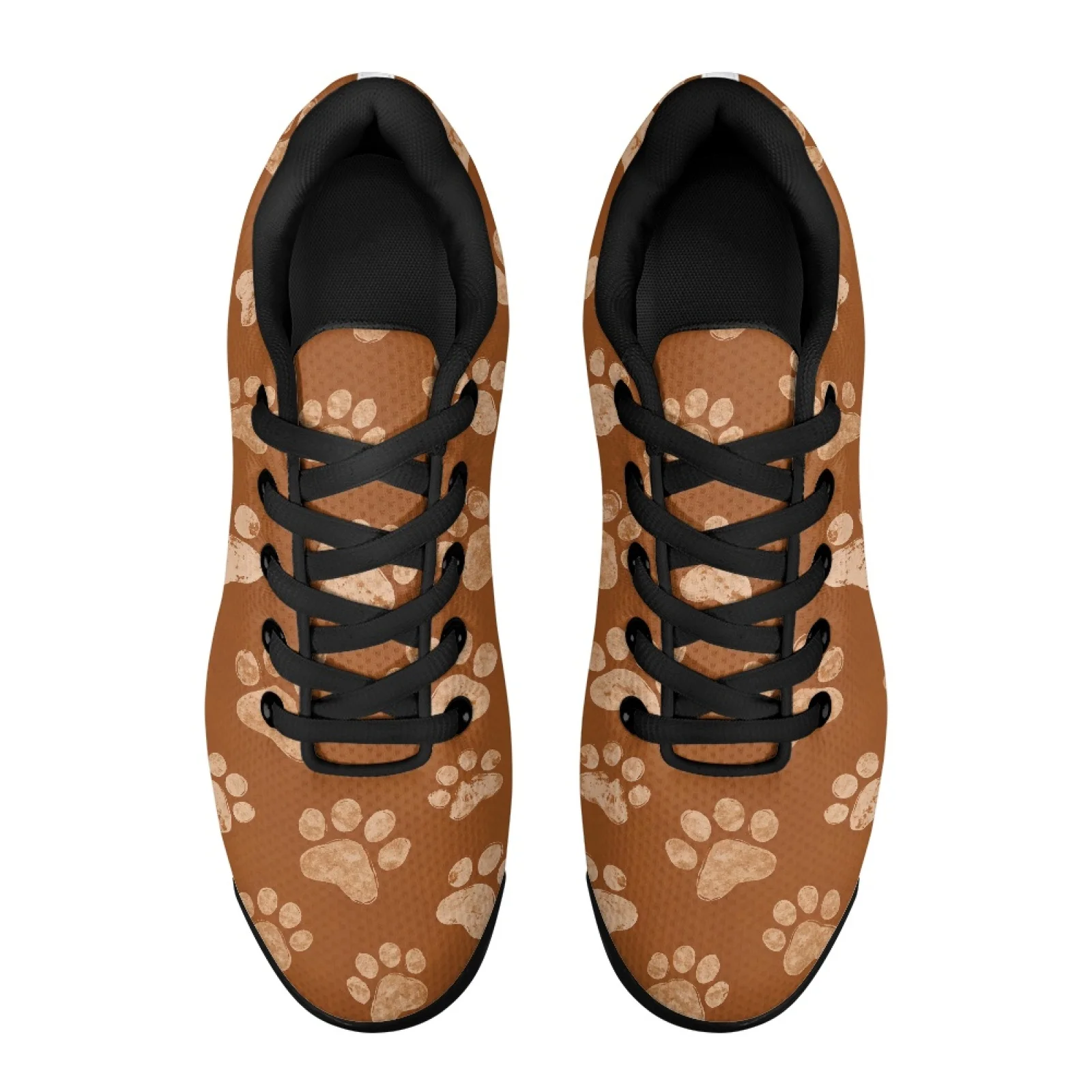 PENSTROLL Paw Prints Tennis Shoes Walking Shoes for Mens, Air Cushion Easy Mens Running Shoes