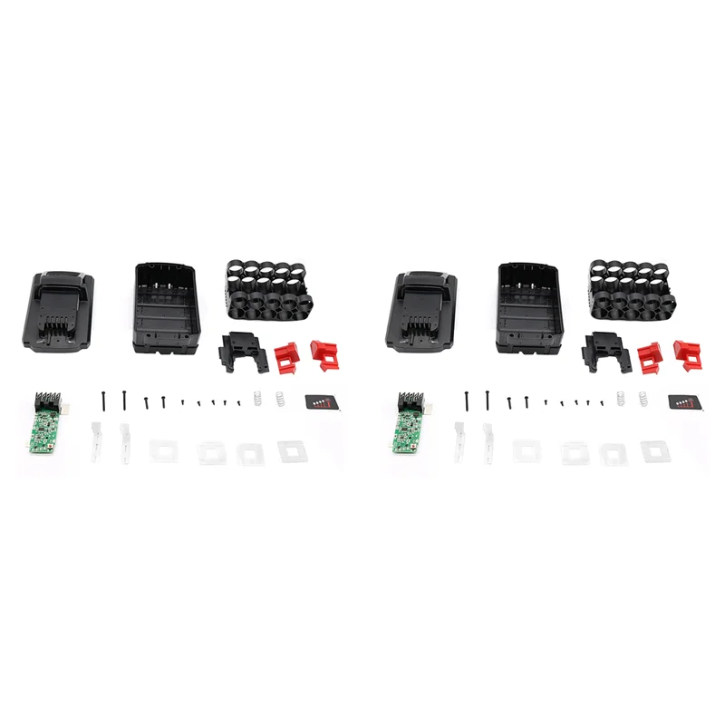 

Y43A-2X Battery Plastic Case PCB Circuit Board For 10 Core 18V 21700 Kit Li- Battery Case Protective Board Kit