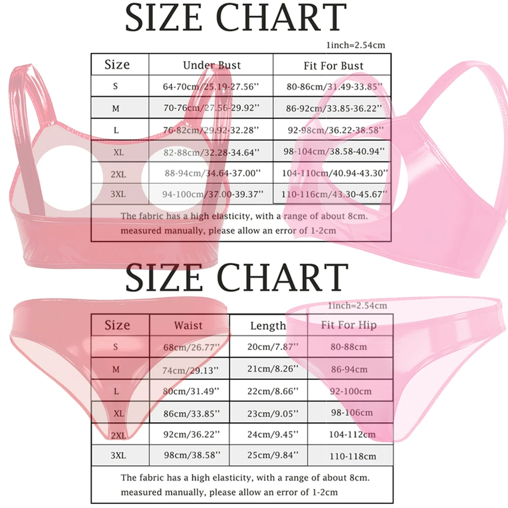 

Женские сексуальные латексные бюстгальтеры, топы + трусы, комплекты нижнего белья из глянцевой кожи из ПВХ, эротические открытые чашки, майки с низкой талией, трусики