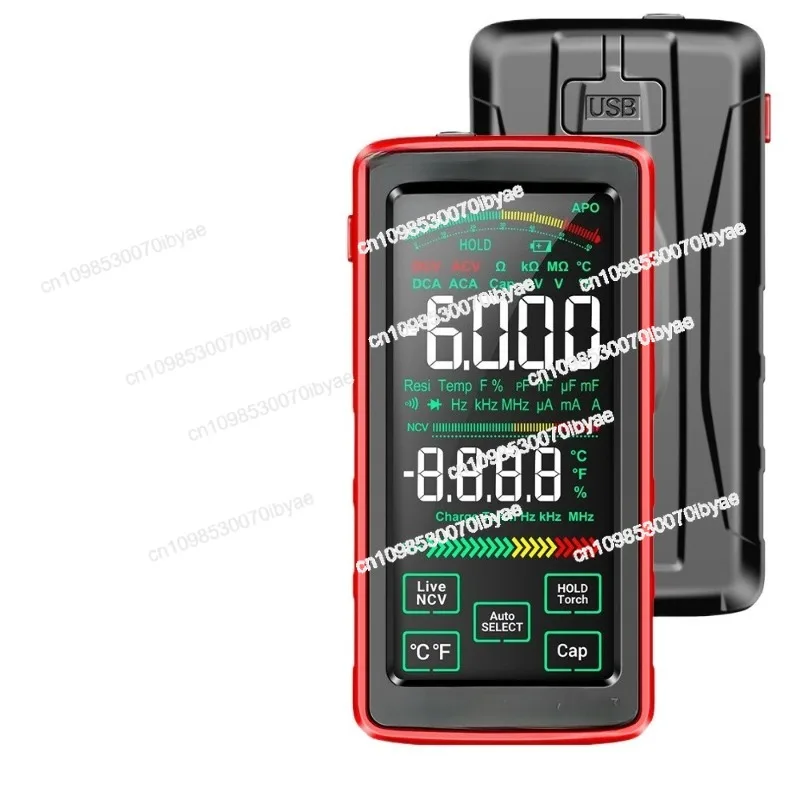 

For ANENG 683 Smart Digital Multimeter Touch Screen 6000 Counts AC/DC Ammeter Voltmeter