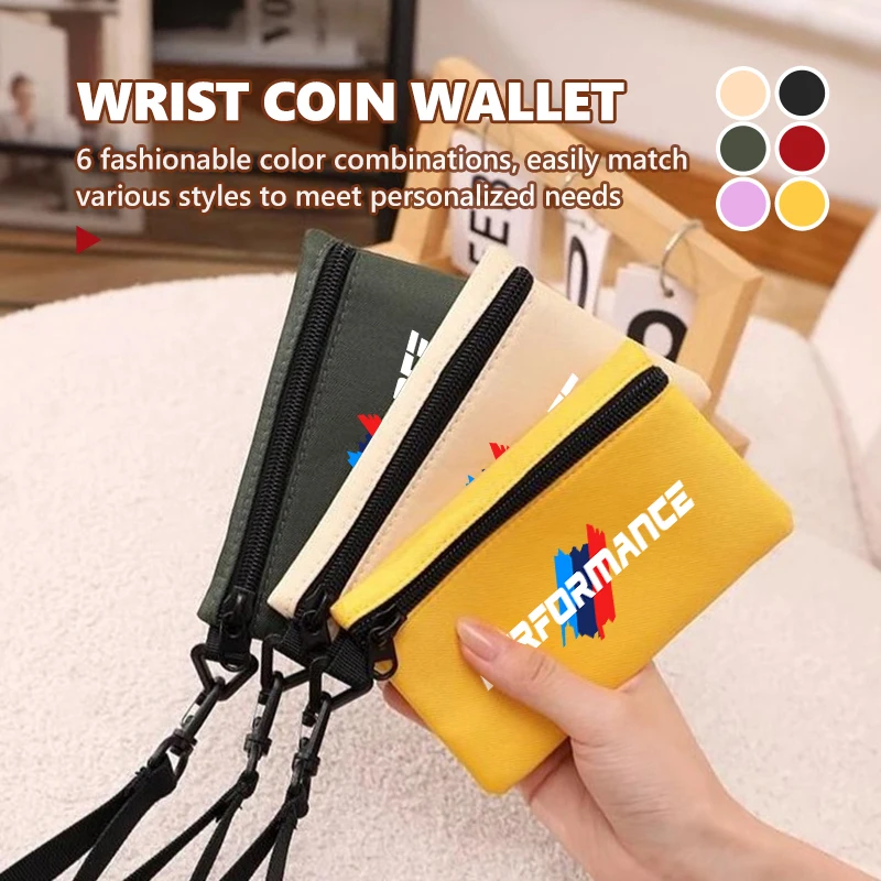 Car Zipper Coin Key Bag Money Pocket Coin Purse Small Wallet For BMW 1 3 5 Series G30 G32 G38 2021 2020 2019 2018 E46 E91 view 4