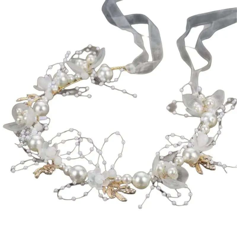 Kopfkranz für Kinder, Blumenkranz für die Haare, Blumenkranz für Blumenmädchen, Kopfschmuck, Kränze für Mädchen, Blumen-Tiara, Haarreif. – Detail 7