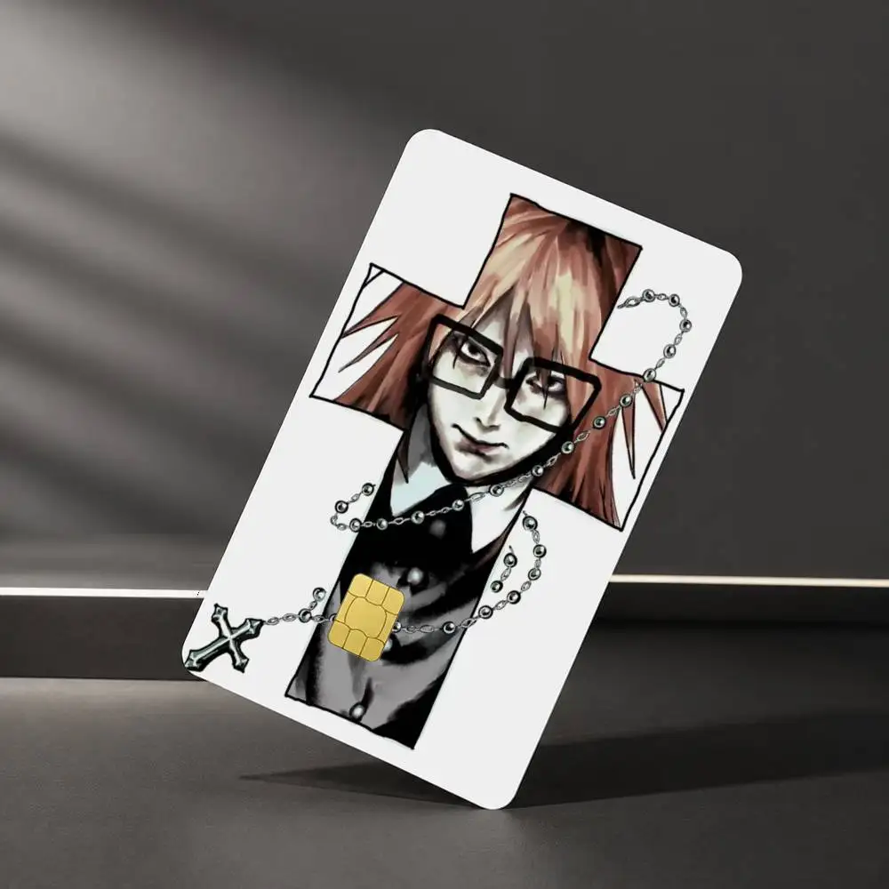 R-Ranfren Anime HD Waterproof Card Skins Protective Stickers for Credit Bank Game Cards