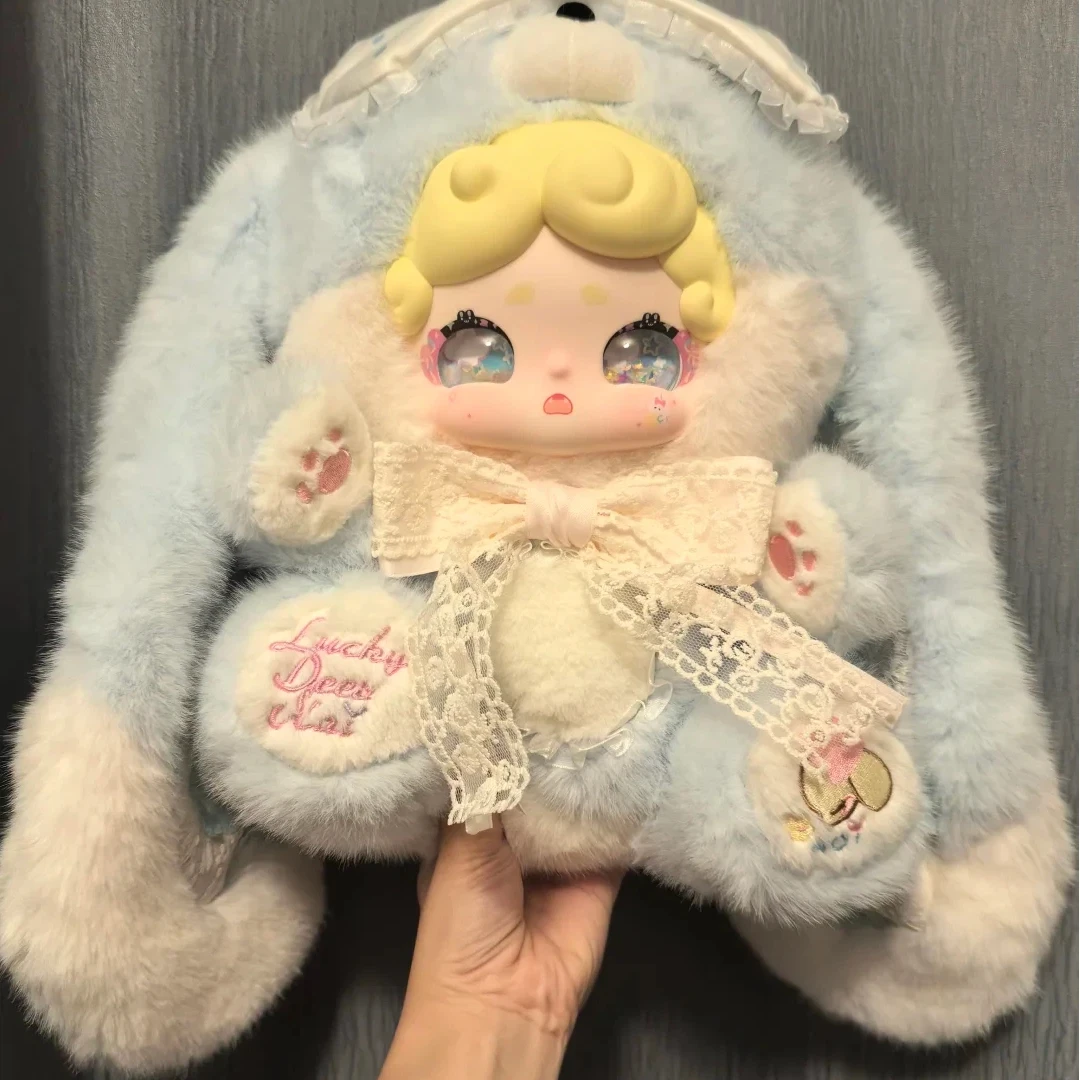 Em estoque cervo da sorte nai doce chá coelho 600% boneca grande caixa cega areia movediça globo ocular detalhe bordar o melhor presente