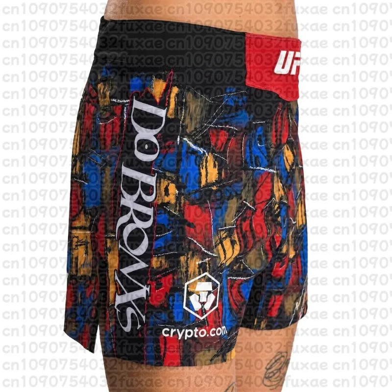 

UFC 3D Printing Men's Sports Shorts MMA Oliveira Same Style Mixed Martial Arts Training Pants Thai Boxing Half Pants MOTO