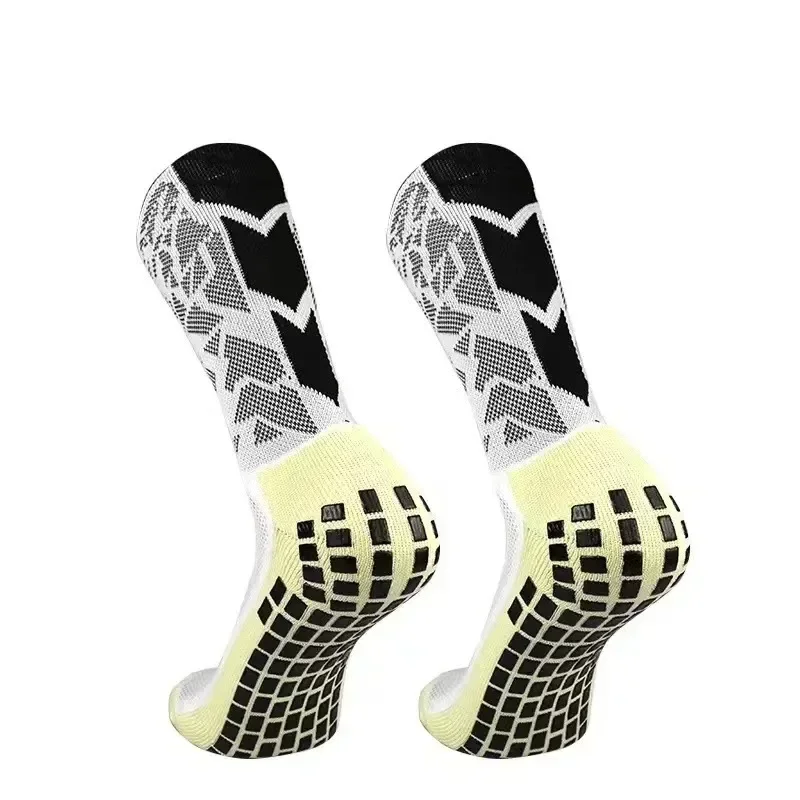 Silicone Anti-Slip Football Socks Men Women Professional Basketball Grip Breathable Soccer Compression Outdoor Sport Socks