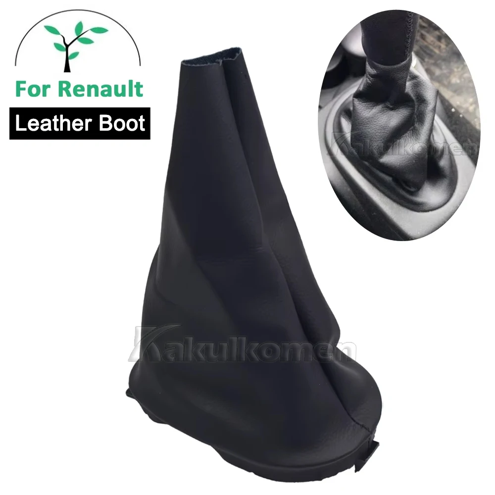 For Renault Clio 2 II Scenic 2 II Sandero Dacia Logan Manual 5 6 Speed Gear Shift Knob Gaiter Boot Cover Case Lever Shifter