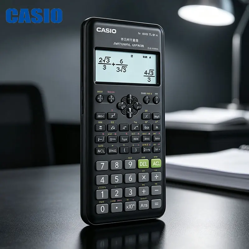 Casio FX-82ES/FX-999CN CW/MH-12/DX-120B/AX-12B Durable and long-lasting key business calculator for financial budget planning