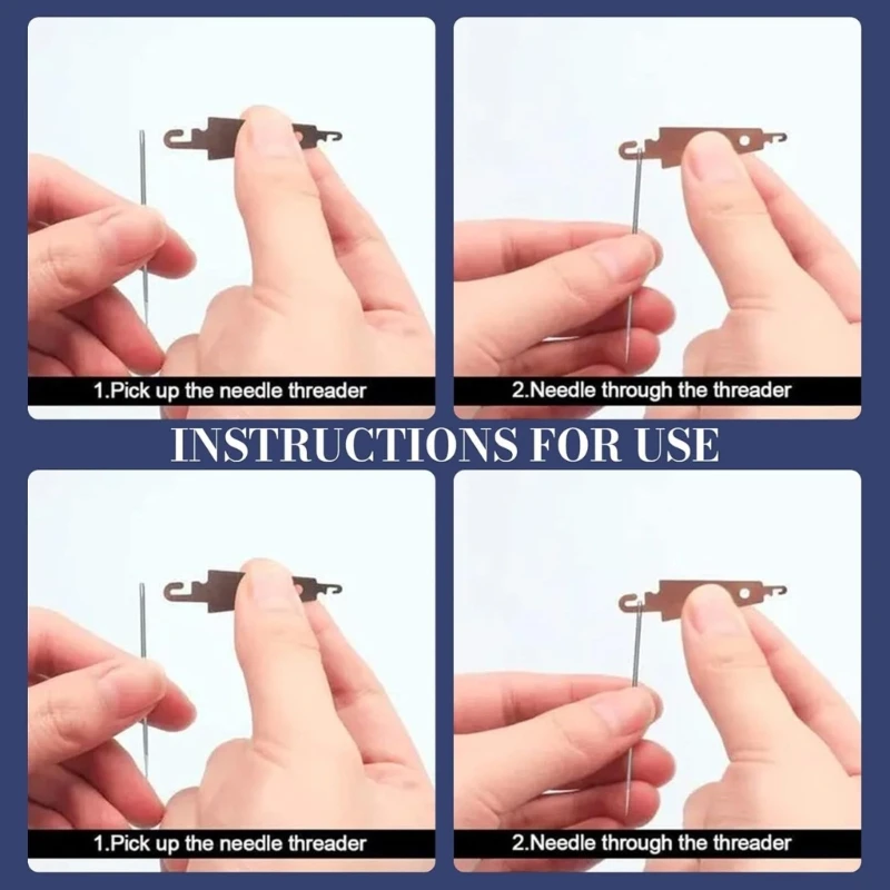 쉬운 스레딩을 위한 재봉 바늘 재봉 자수 및 공예 프로젝트에 적합 재봉 경험 향상 도구 15UB