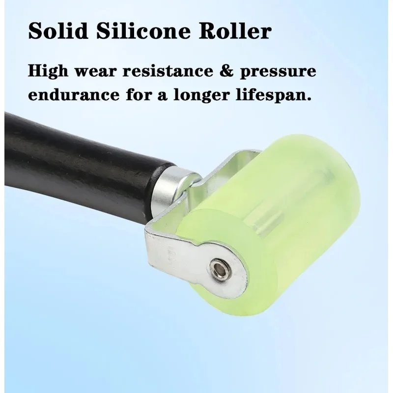 3/5cm Width Rubber Seam Roller for Wallpaper Car Sound Deadener Application Sticky Mural Pressure Rolling Wheel