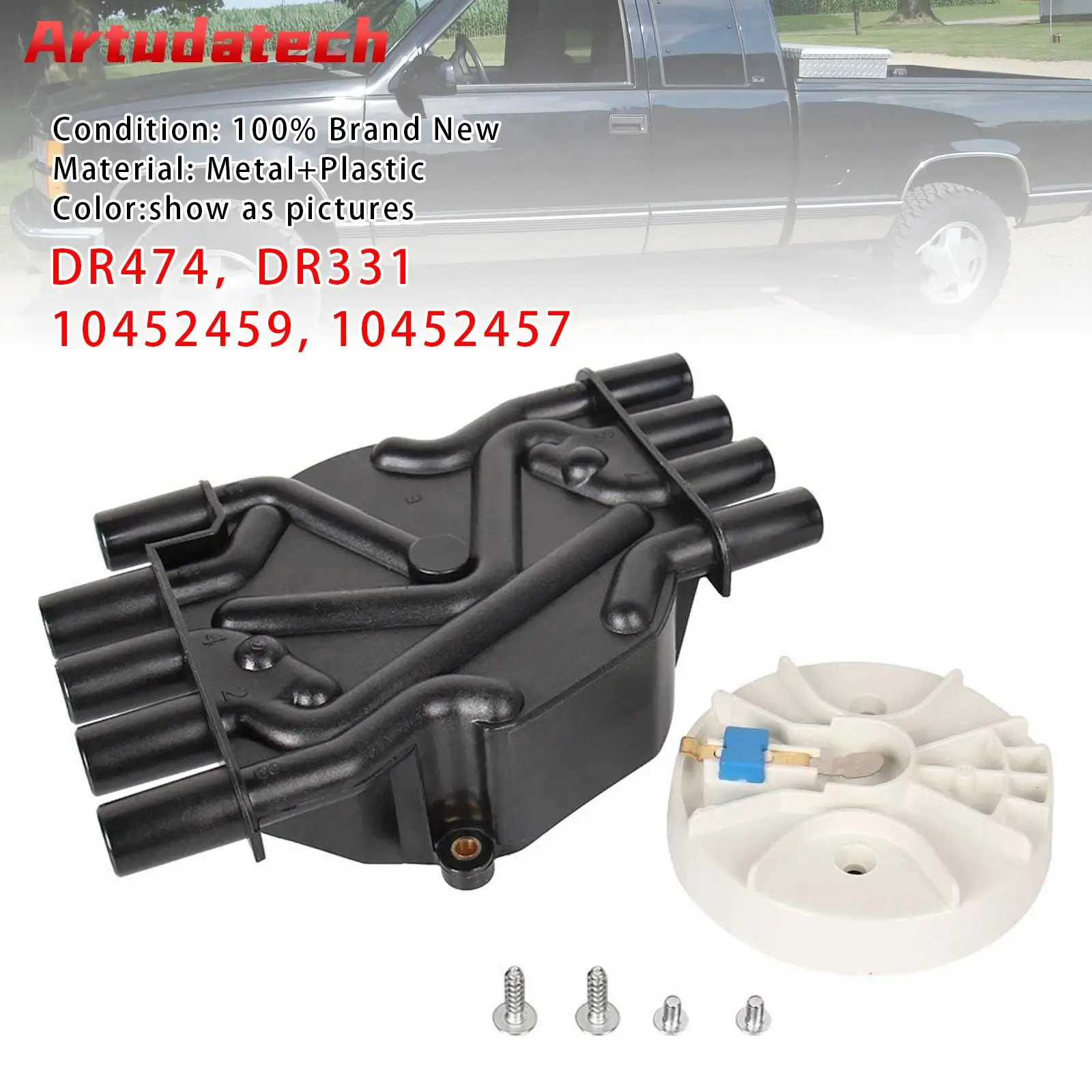 

Artudatech Distributor Cap and Rotor Kit 120141 For Chevy K1500 GMC 5.7L Vortec