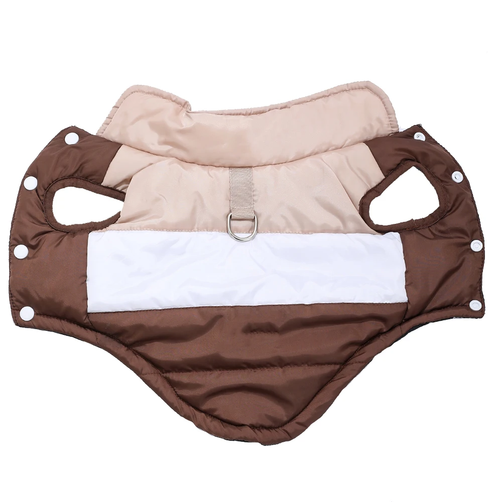 Hundekleidung für Herbst und Winter, warme Haustierjacke mit D-Ring, wasserdichter Welpenweste-Mantel für kleine und mittelgroße Hunde, Yorkshire – Detail 4