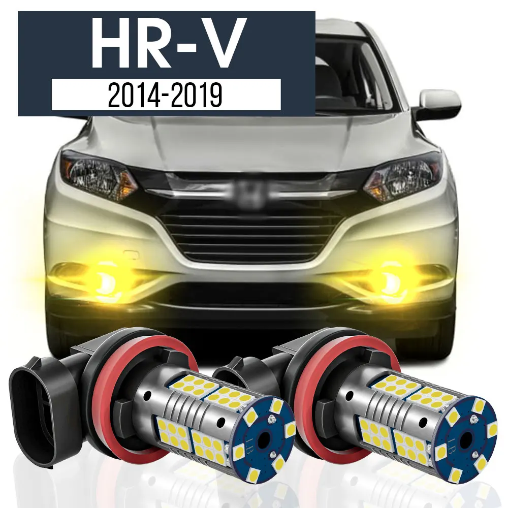 

2pcs LED Fog Light Lamp Blub Canbus Accessories For Honda HR-V HR V HRV 2014 2015 2016 2017 2018 2019