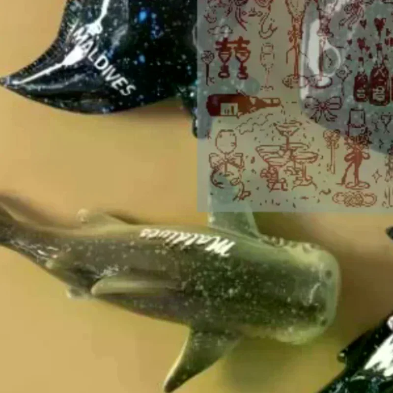 Maldives Tropical Sea Fish 3D Resin Fridge Magnets Travel Souvenir Gift