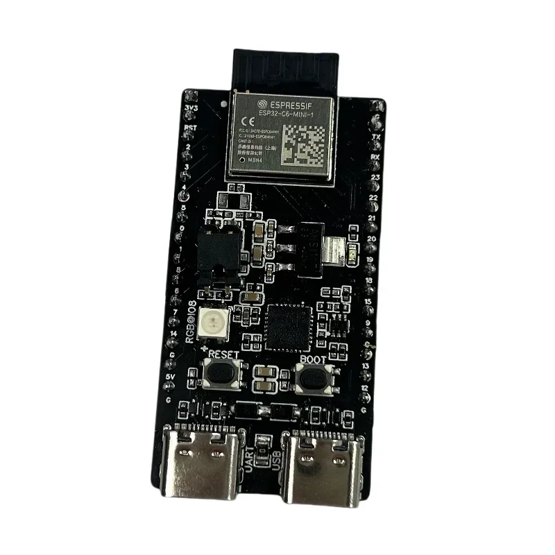 ESP32-C6-MINI-1 N4 Development Board Espressif Systems ESP32-C6 Series Miniature Wireless Microcontroller Board for IoT Projects