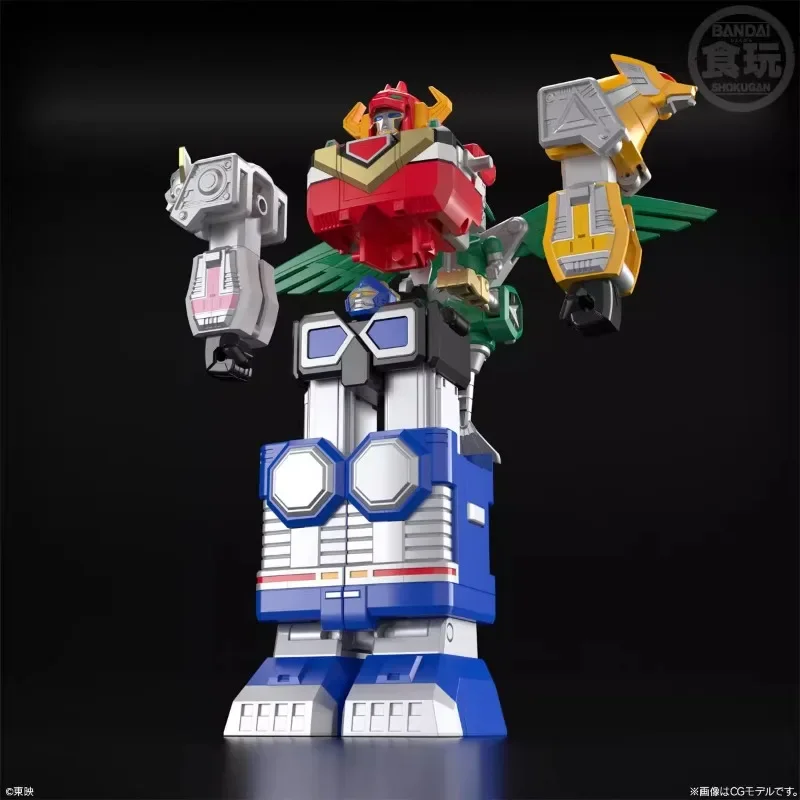 Genuíno bandai smp super sentai anime figura estrela animais rangers-galaxyman brinquedos de ação para meninos meninas presente modelo colecionável