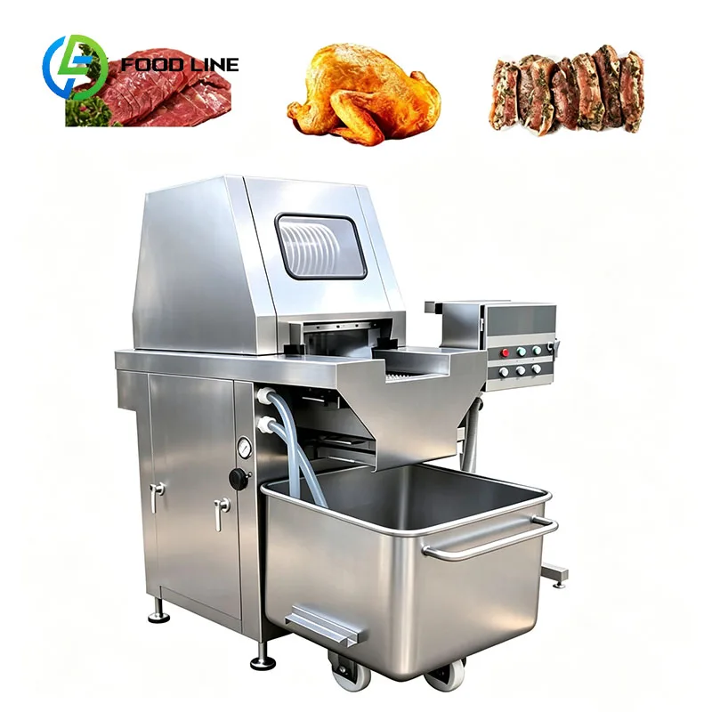 Meat Brine Machine Brine Injector Pork Shoulder Duck Breast Ham Bacon Processing Equipment Customized