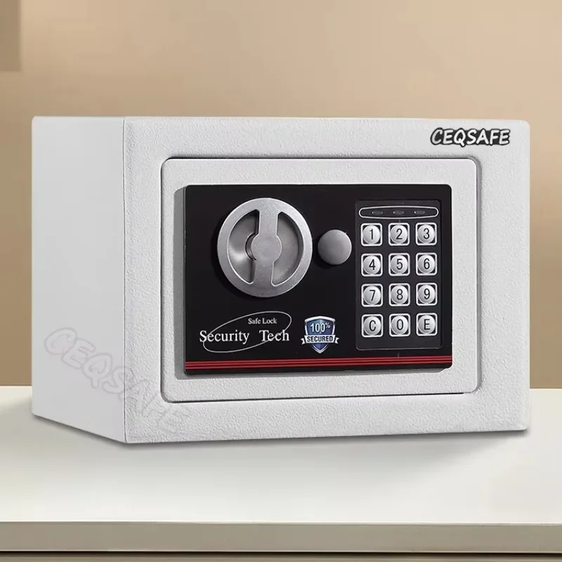 Hotel Car Garage Deposit Box Digital Keypad Mini Safes Home Electronic Digital Lock CEQ Safe with Emergency Override Key 1.0 Mm
