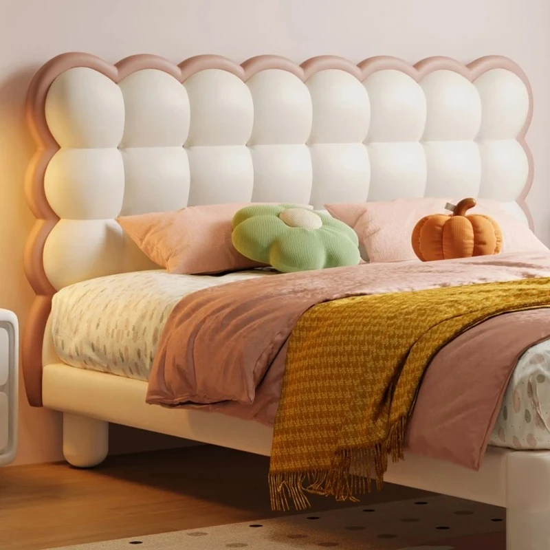 ما بعد الحداثة الحديثة سرير أطفال بنات الأميرة الوردي سرير كوين Comferter فيلا فاخرة الأوروبية Letto Matrimoniale أثاث الفندق