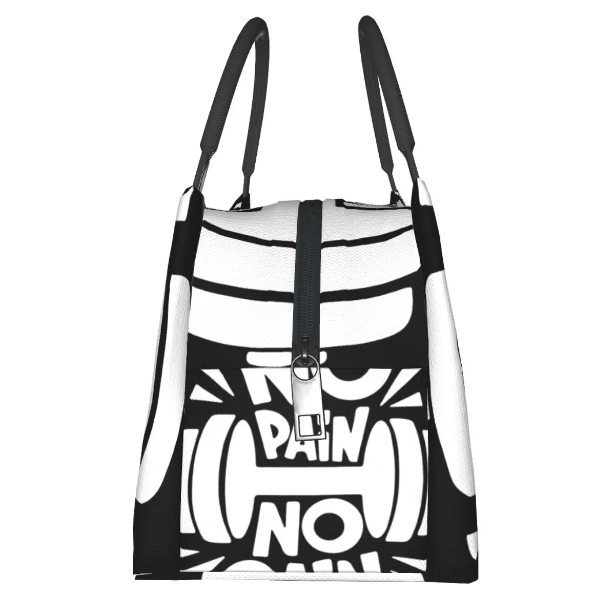 No Pain No Gain Portable insulation bag for Cooler Food Office Pinic Container