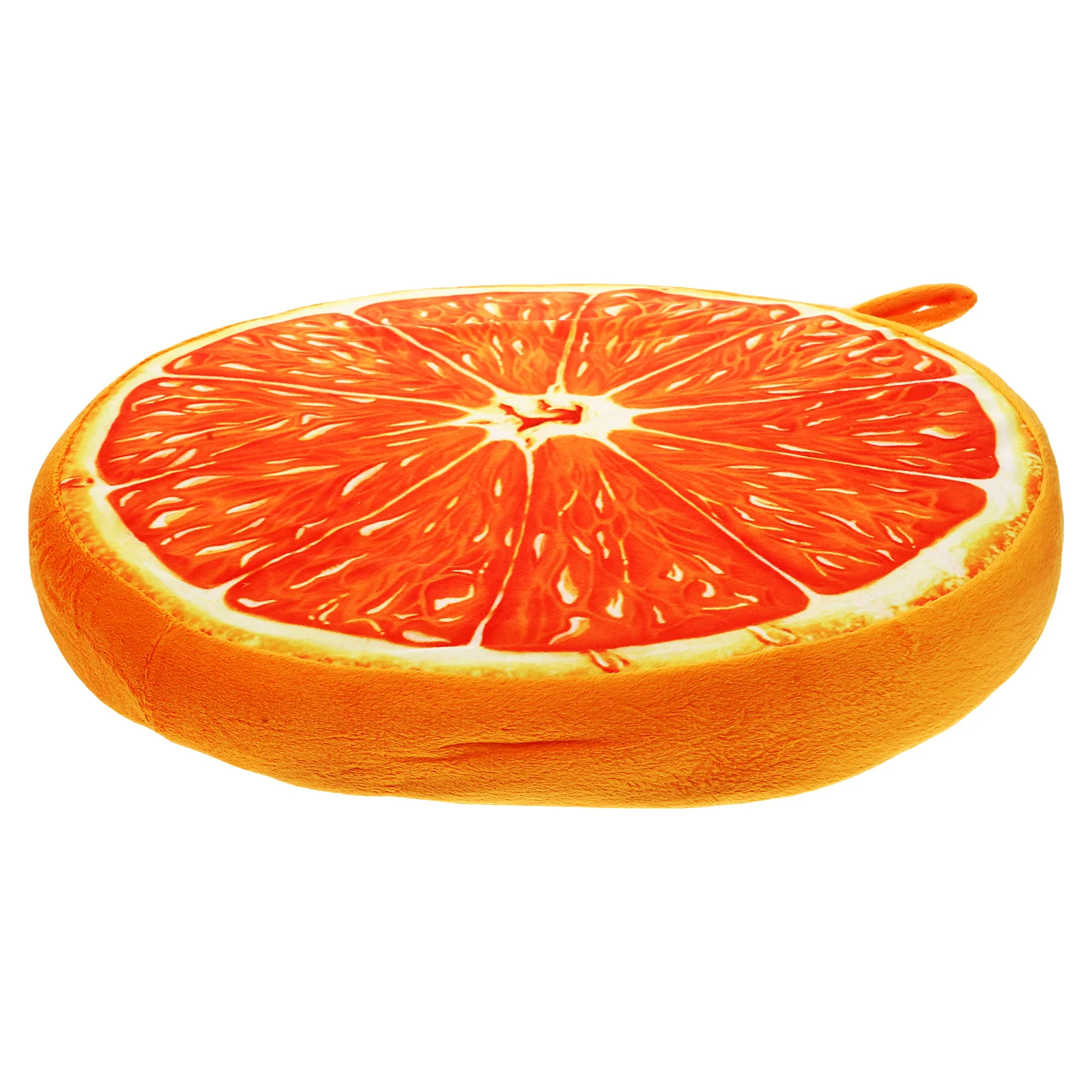 

Fruit Seat Cushion Orange 33cm 3D Fresh Fruit Print Soft Pillow for Home Office Sofa Chair Decoration Round Floor Cushion