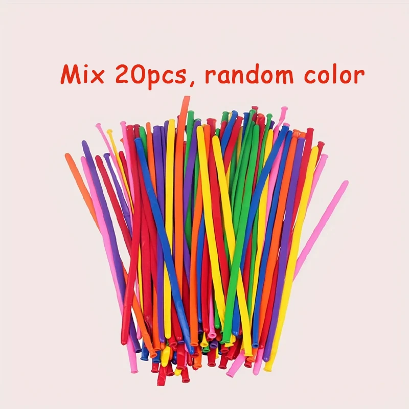 100/50/20 Stück bunte Ballons, magische, lange Latexballons, zum Selbergestalten, vielfältige Formen, für Geburtstagsfeiern und Hochzeitsdekorationen. – Detail 7