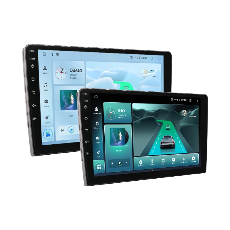 T133 Universal 7/9/10'' Multimedia 2 Din Double Din Wifi Car MP5 Player Android 14 GPS Navi Portable Car Stereo Radio