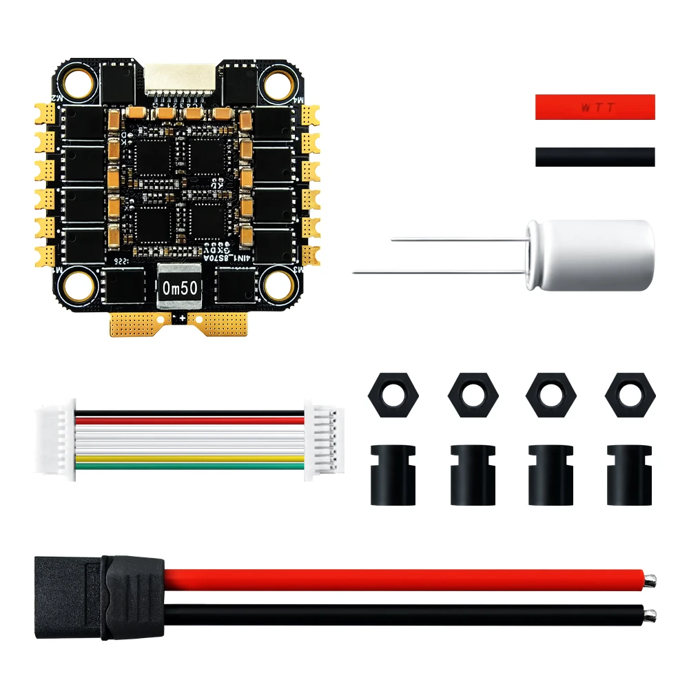 MAXKGO 80A 4IN1 AM32 ESC 4-8S LiPo DShot600 32Bit ESC For FPV Quadcopter Racing Freestyle Fixed Wing RC Micro Drone Accessories